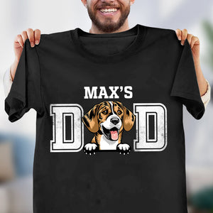Dog Dad Personalized Shirt, Personalized Father's Day Gift for Dog Lovers
