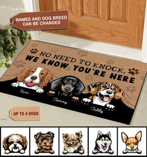 Dog Personalized Doormat - DM042PS
