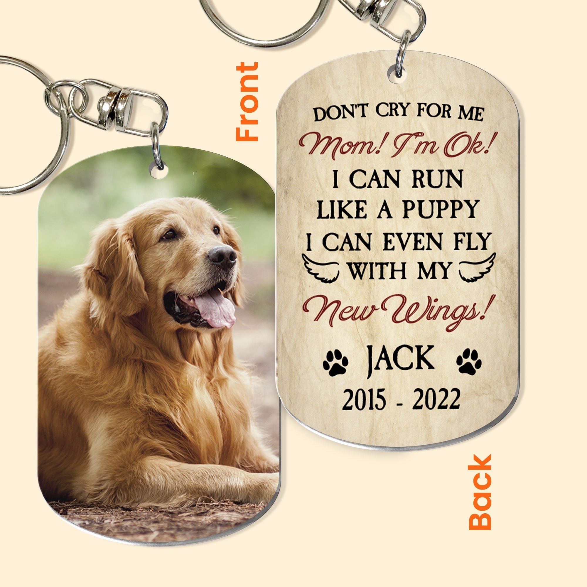 Custom Photo Keychain, A Dog Is The Only Thing On Earth Keychain, Dog Mom  Gift, Dog Photo Keychain, Gift For Dog Lovers, Dog Quote Key Chain