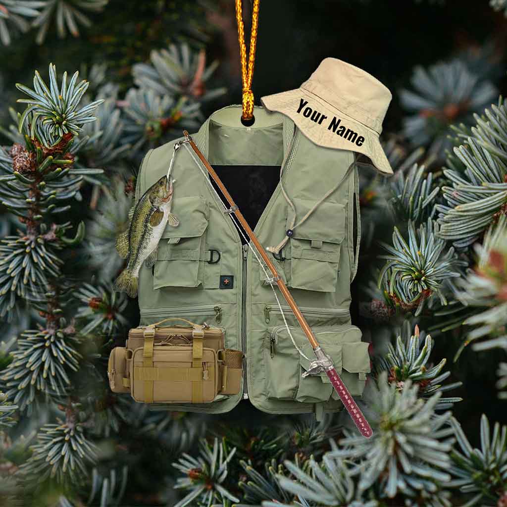 Fishing Lovers - Personalized Christmas Ornament