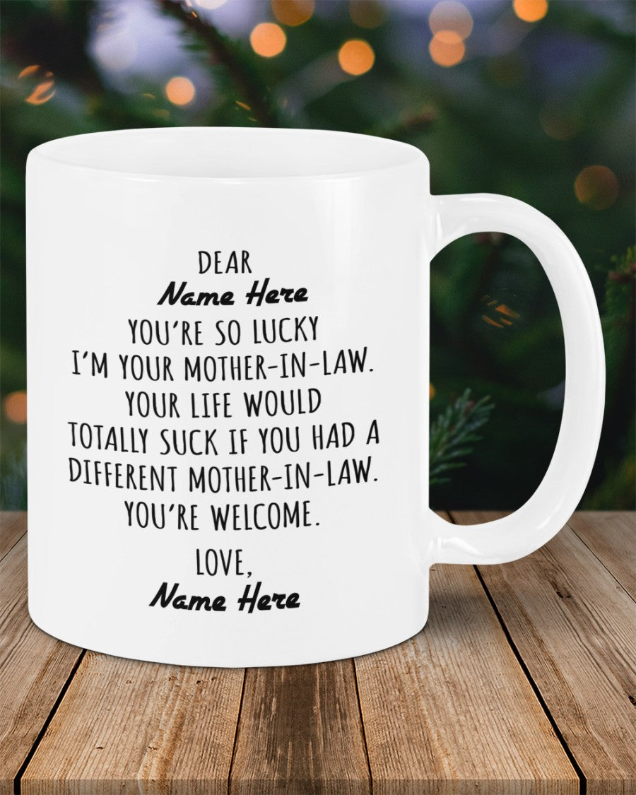 Funny Gift For Son-in-Law Daughter in law Personalized Mug