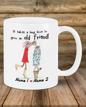 Personalized Funny Mug For Old Friend Mugs