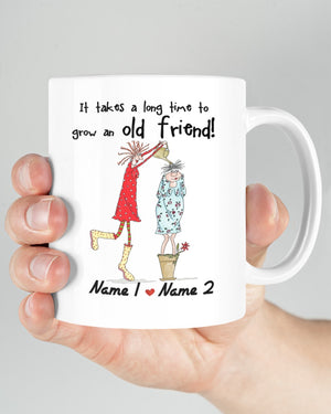 Personalized Funny Mug For Old Friend Mugs