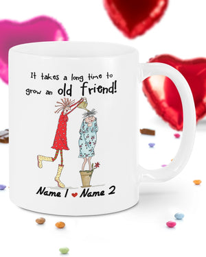 Personalized Funny Mug For Old Friend Mugs