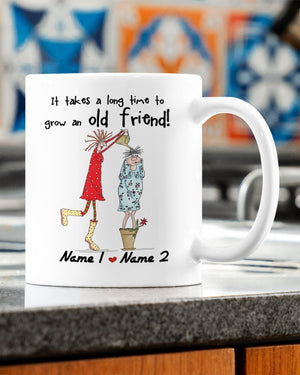 Personalized Funny Mug For Old Friend Mugs