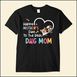 Happy mother's day to the best pet mom Cute Cat Kitten Dog Puppy Pet Personalized T-shirt