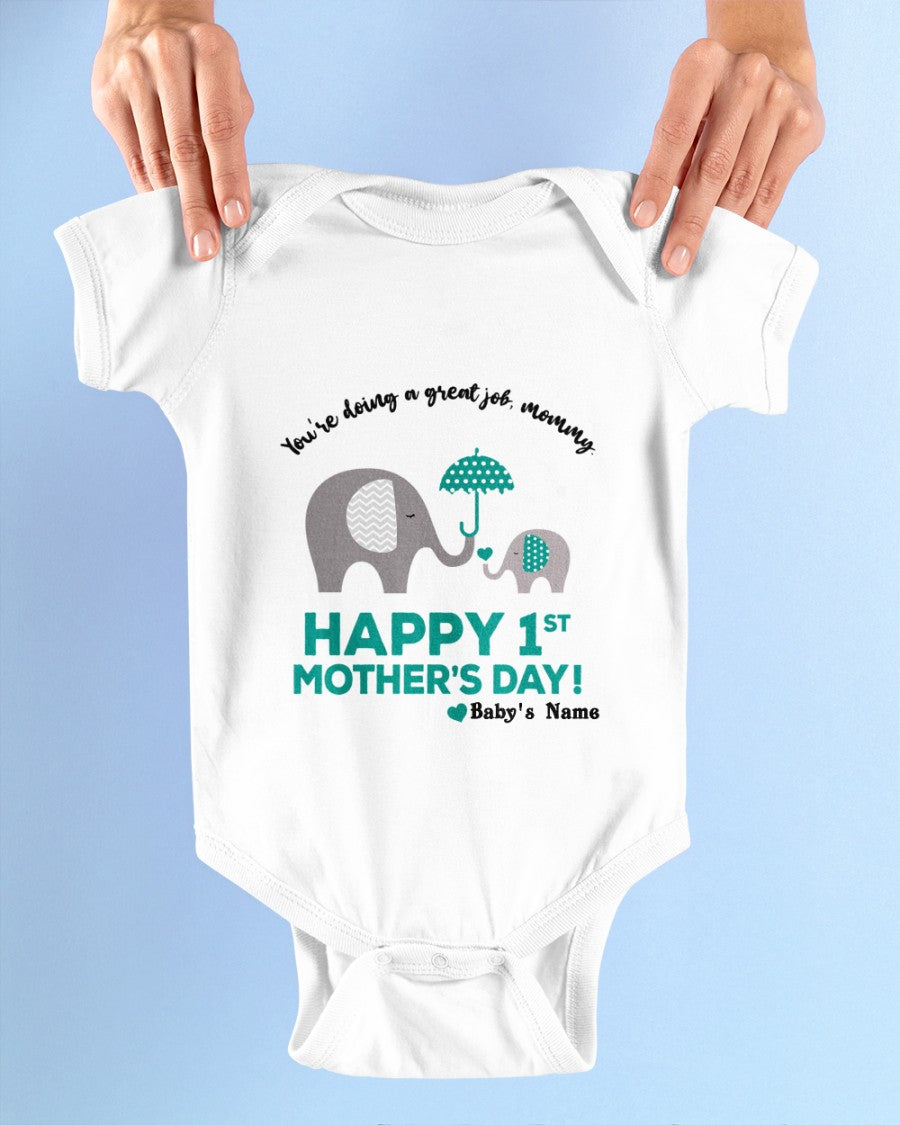 Happy 1st mother's day Baby Onesie