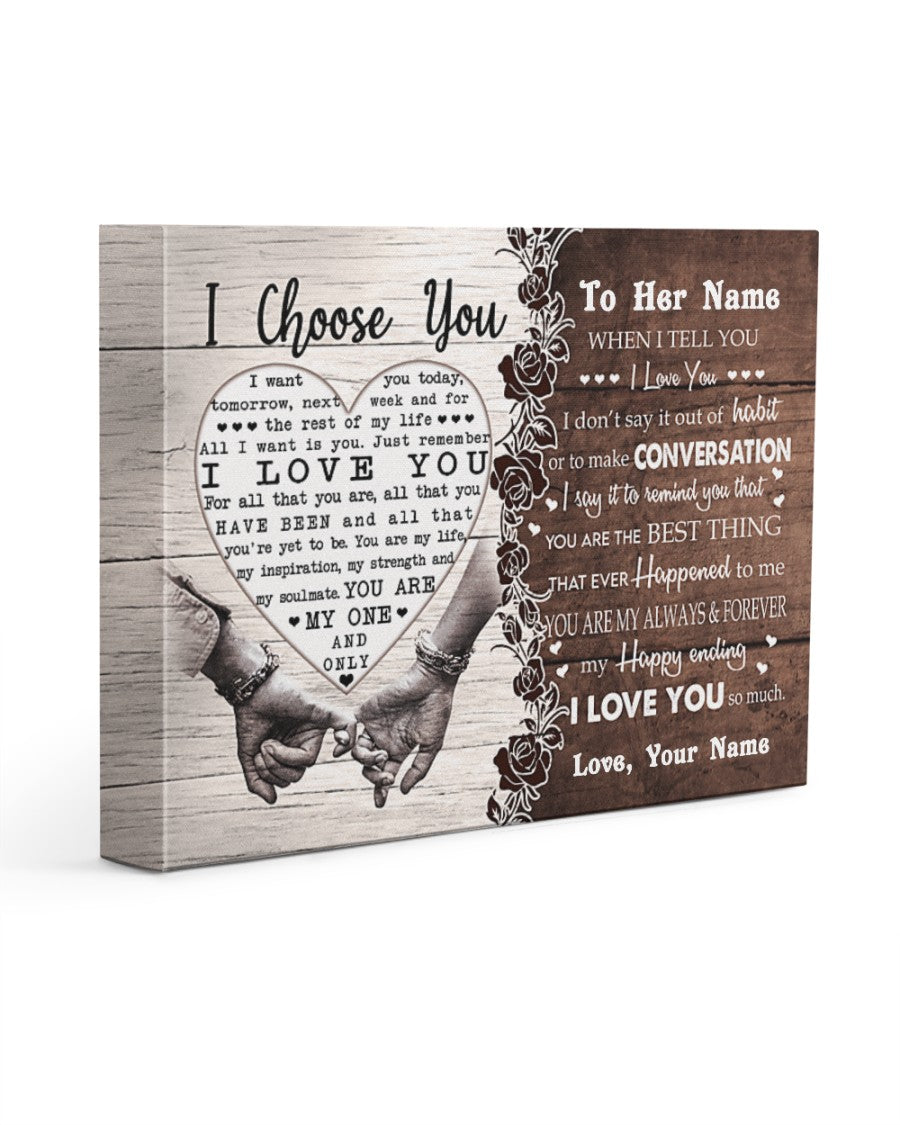 I Love You So Much - Special Gift For Girlfriend - Personalized Horizontal Poster