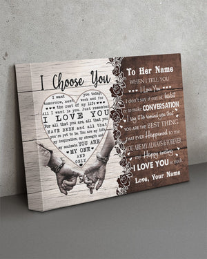 I Love You So Much - Special Gift For Girlfriend - Personalized Horizontal Poster