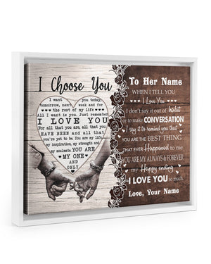 I Love You So Much - Special Gift For Girlfriend - Personalized Horizontal Poster