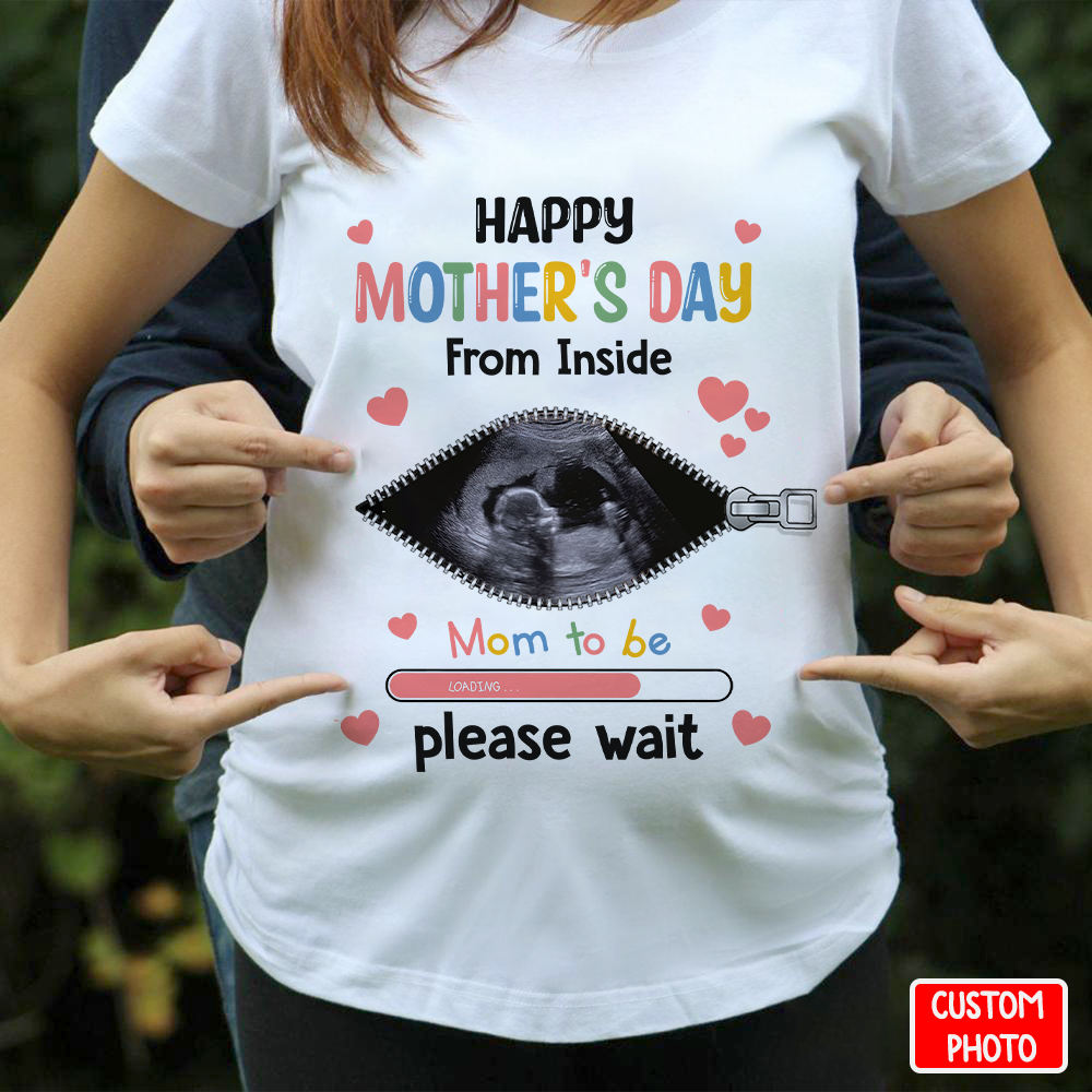 Personalized Gift For Future Mommy Happy Mother's Day From Inside T-Shirt - NT - NN1304222