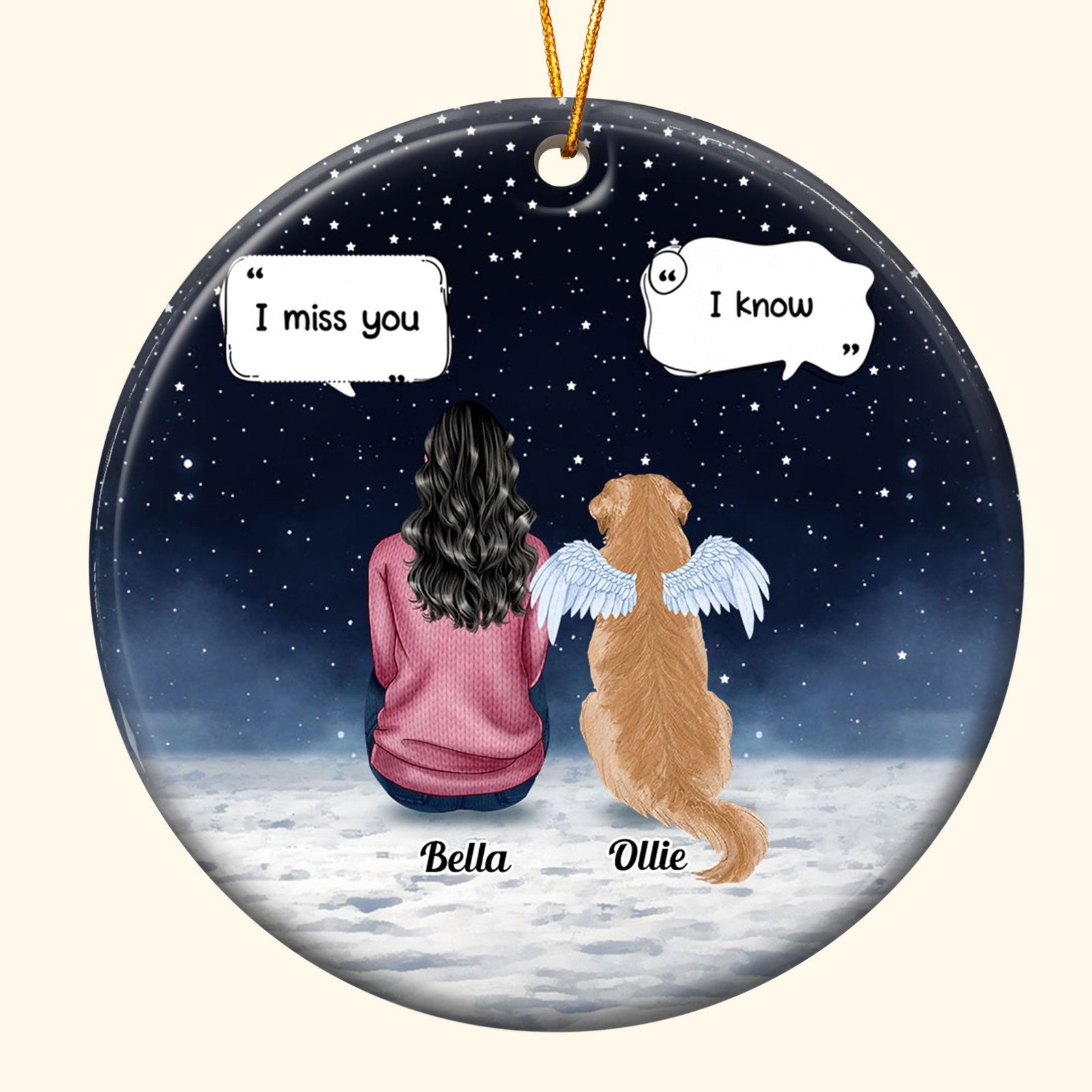 Memorial Pet - Personalized Ceramic Ornament