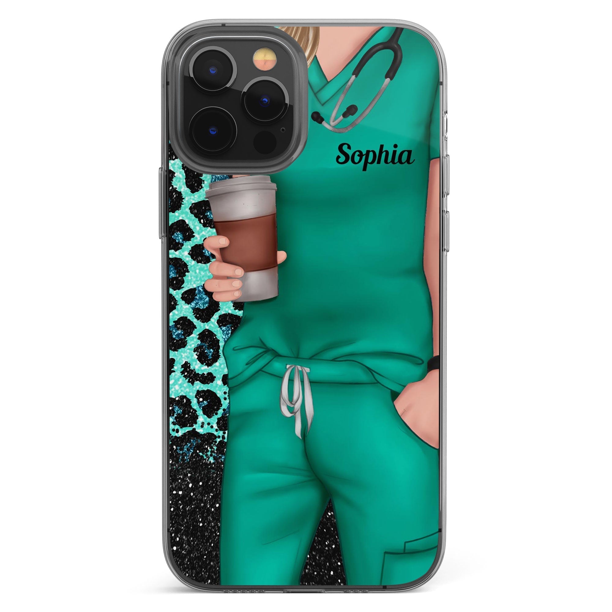 Nurse Week Gift - Personalized Clear Phone Case