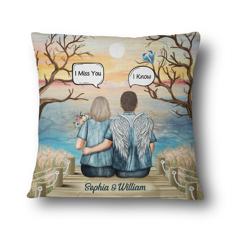 Still Talk About You Widow Middle Aged Couple - Memorial Gift - Personalized Custom Pillowcase