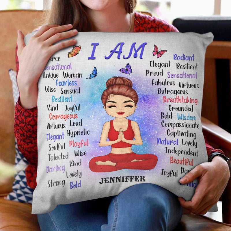 Yoga Girl I Am - Personalized Custom Pillowcase