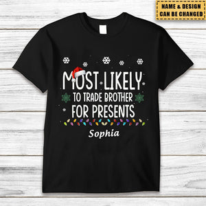 Most Likely To Funny Christmas Pajama Tees