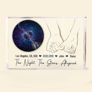 The Night The Stars Aligned - Personalized Rectangle Acrylic Plaque
