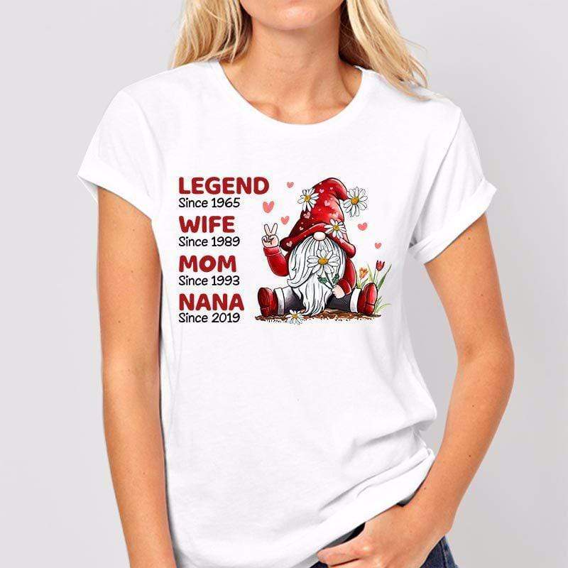 Legend Wife Mom Grandma Dwarf Personalized Shirt