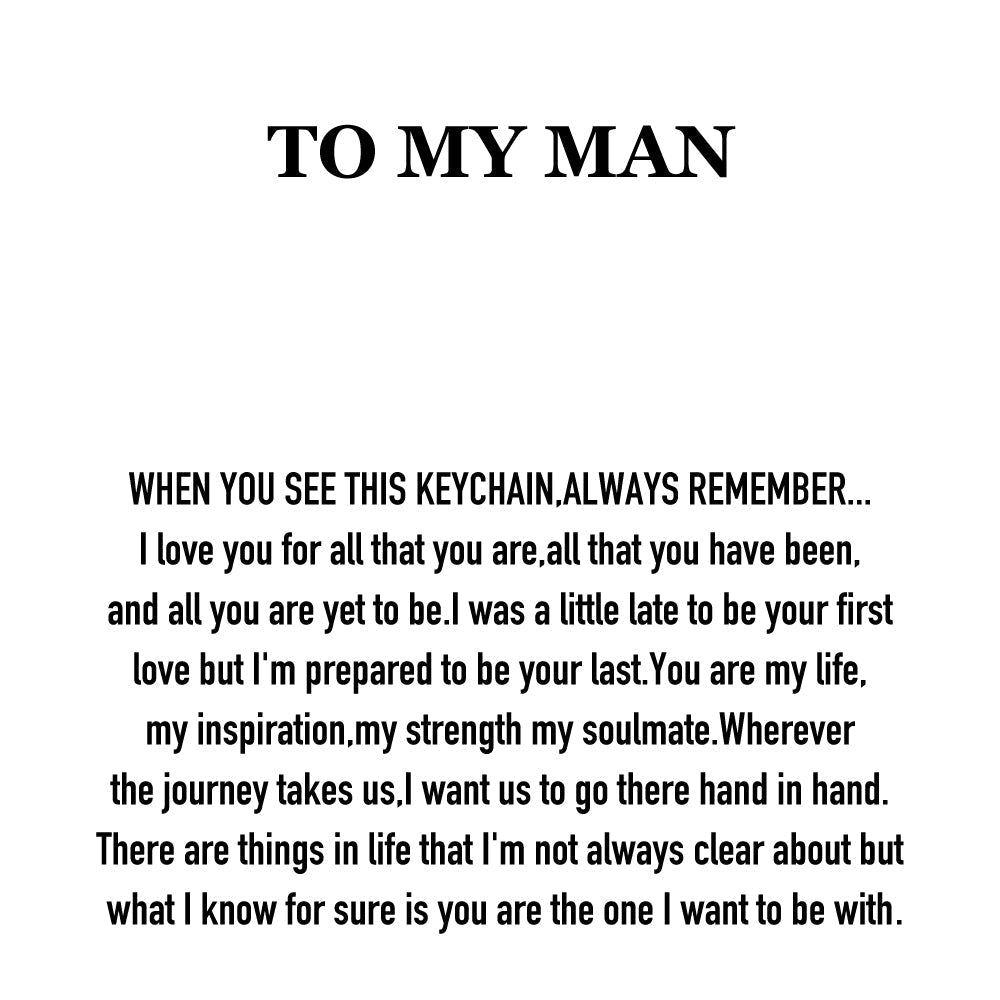 When You See This Keychain Always Remember-Personalized Keychain And Heart Keychain