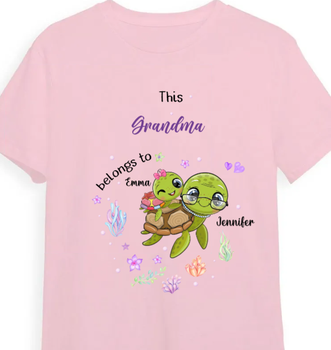 Personalized Gift For Grandma This Grandma Belongs To Shirt