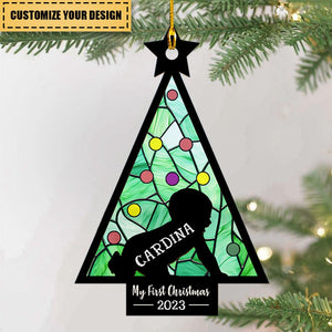 My First Christmas - Personalized Suncatcher Ornament