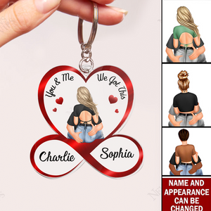 You & Me We Got This Couples - Personalized Acrylic Keychain