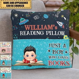 Kid's Reading Pillow - Personalized Pocket Pillow