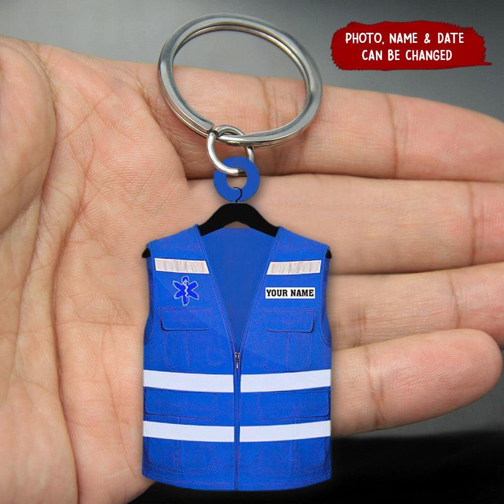 PERSONALIZED Paramedic KEYCHAIN