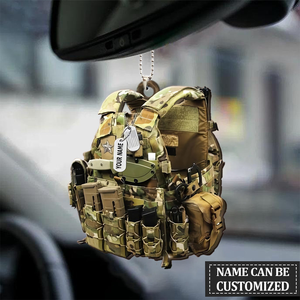 Soldier Vests Shaped Ornament