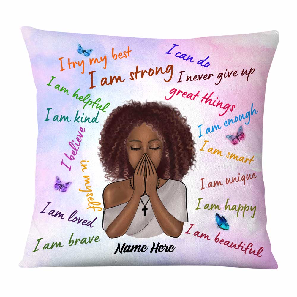 Personalized I Am BWA Pillowcase