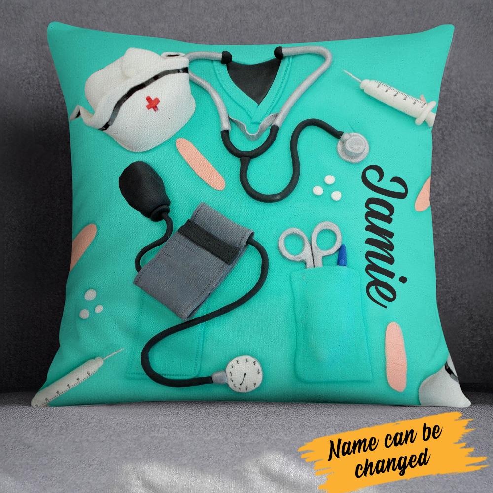 Personalized Nurse Life Pillow(Insert Included)