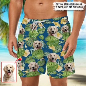 Upload Photo Dog Men's Beach Short K228 HN590