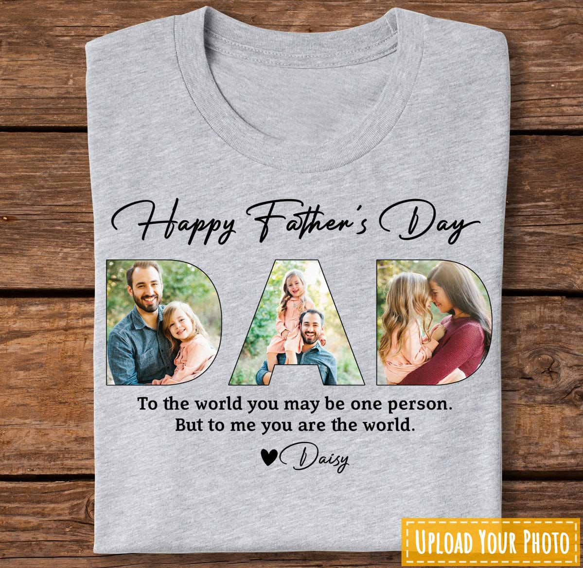 Upload Photo Happy Father's Day, Family Shirt K228 888265