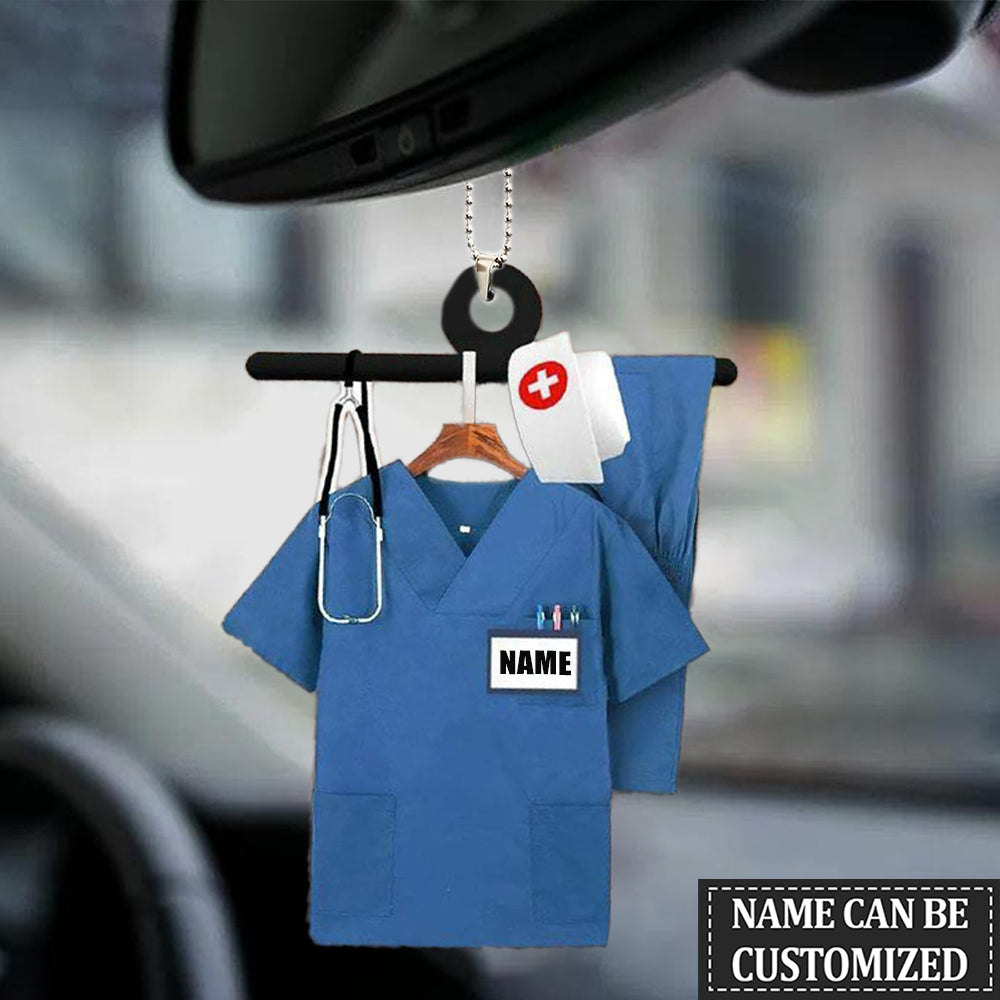 Personalized Nurse Scrubs - Gift for nurse Acrylic  Ornament