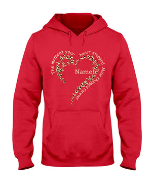 The moment your heart stopped mine changed forever Hooded Sweatshirt