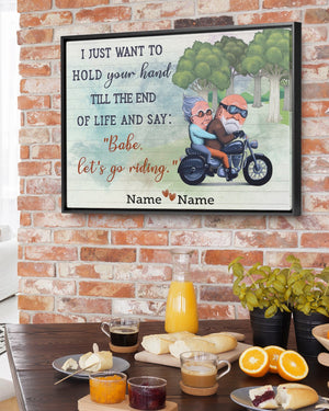 BABE - LET'S GO RIDING Horizontal Personalized Poster